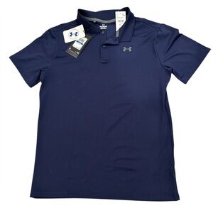NEW Under Armour Boys Polo – Youth XL – Navy – NWT